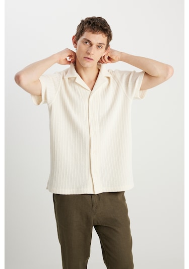 Wrangler Relaxed Fit Geniş Kesim Bej Gömlek Natural