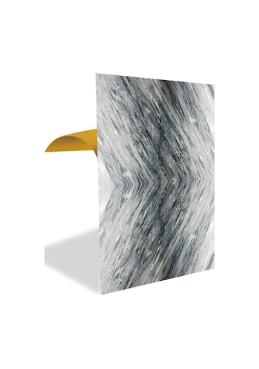 Tink Kendinden Yapışkanlı Çizgili Gri Desenli Pvc Panel 41x62 Cm