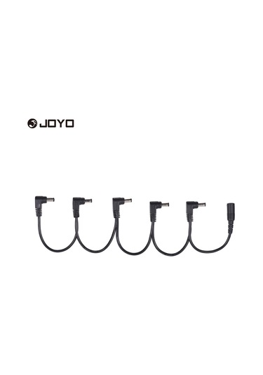 Yaozixa Gitar Efektleri İçin 9v Dc 5'li Daisy Chain Kablosu - Tam Bakır Çekirdekli, Bronz Nikel Kaplı Bağlantılar