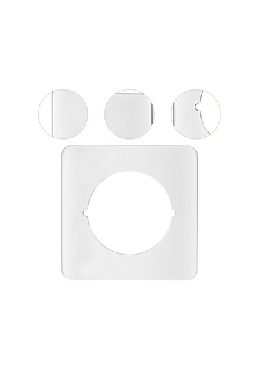 Besthome1 2 Adet Kapı Güçlendirme Plakası Kolu Sabitleme Braketi Beyaz