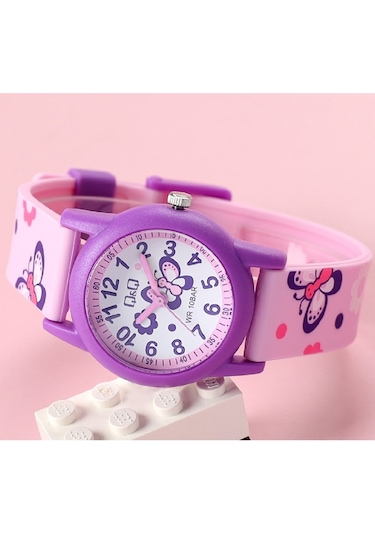 Q&Q QCG2209 Su Geçirmez Rakamlı Kız Çocuk Kol Saati