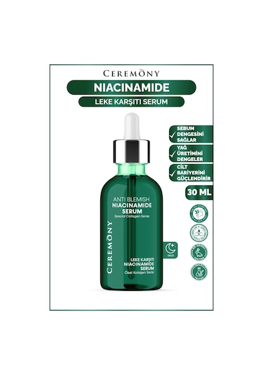 Ceremony Niacinamide Koruyucu-onarıcı Cilt Bakım Serumu 30 Ml