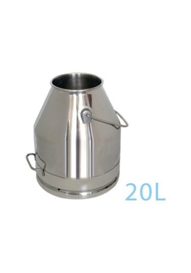 Bartech Paslanmaz Güğüm - 20 Lt. Dar Ağızlı Ø 18 Cm