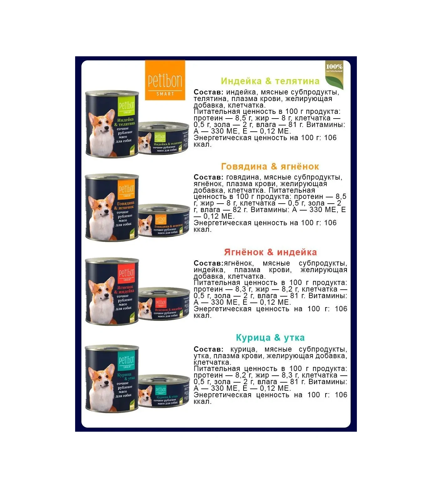 Petibon Petibon 240 G 12'li Aşağı Ve Hindiyle Kuru Köpek Maması 102742592