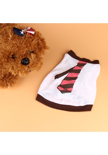Köpek İçin Kravat Pet Kıyafet Sweat Tshirt