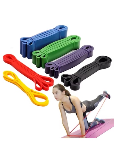 Başlangıç Seviye 7-16kg Dirençbandı Yoga Pilates Lastiği/training Kırmızı