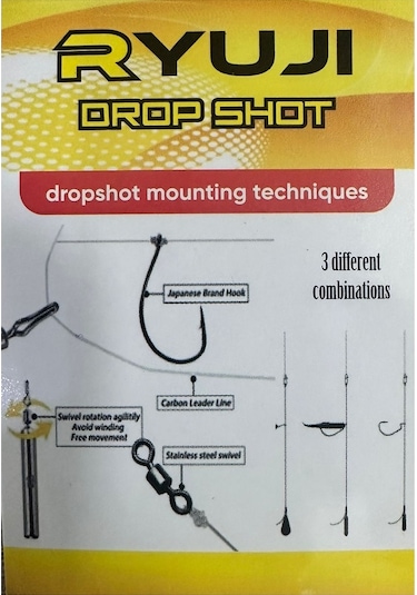 Ryuji Drop Shot Kurşunu 14gr 3 Lü Paket