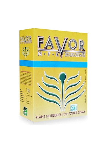 Drt Favor 20-20-20+te Npk Gübre 1 Kg