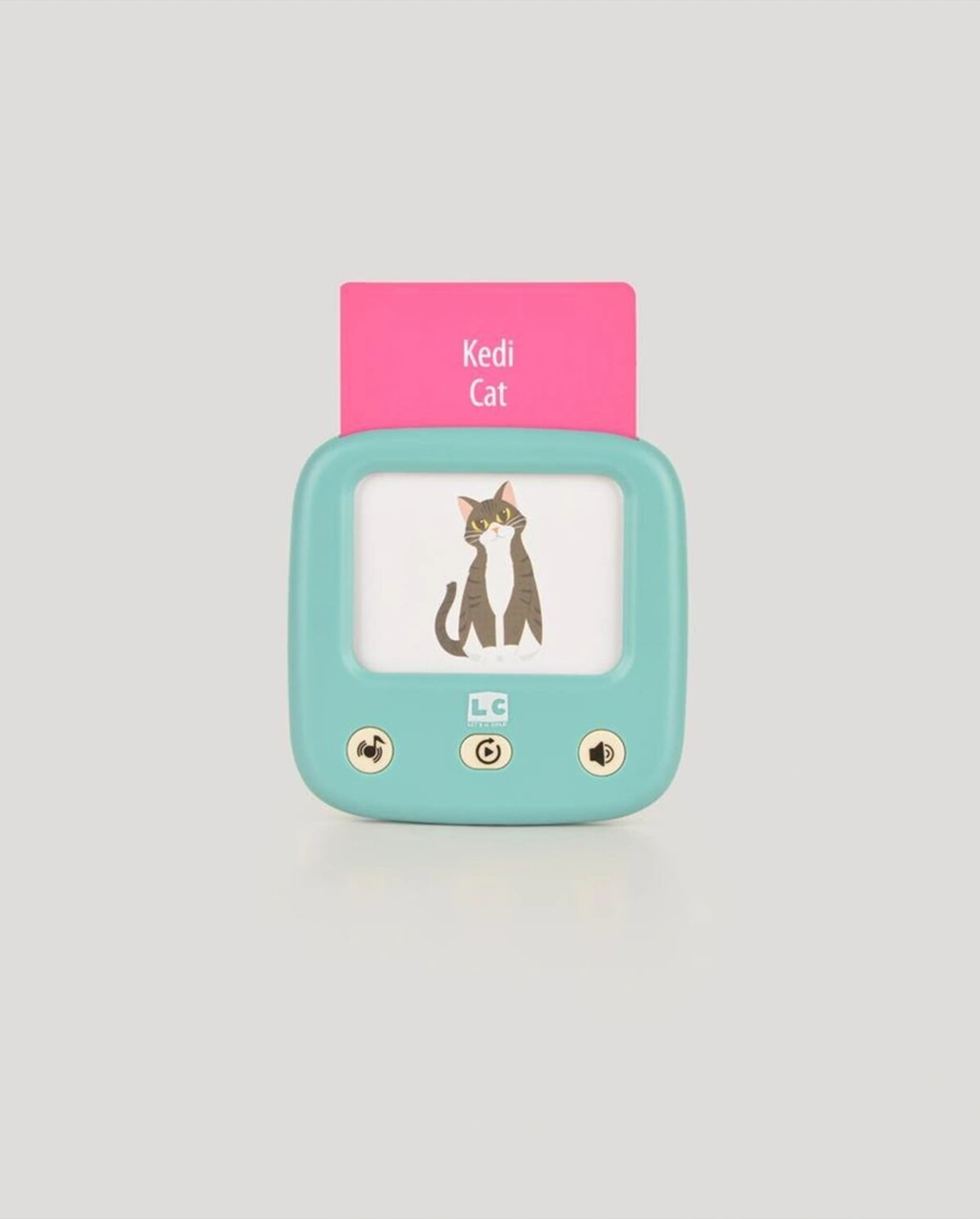 Öğretici Türkçe-ingilizce Konuşan Flash Kartlar-mavi