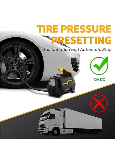 Jialan Dc 12v 150psı Araba Hava Kompresörü Lastik Şişirme Hava