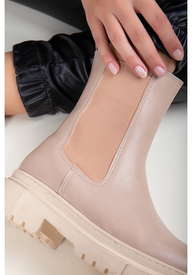 Daxtors D1850 Kadın Yanı Lastikli Ortopedik Bot Bootie 22kdaf100000002-58 001