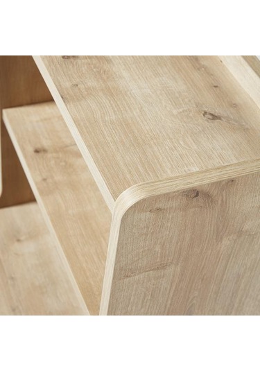 Just Home Melek Tek Çekmeceli Komodin - Safir Meşe / Beyaz Safir Meşe