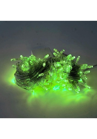 Yeşil Led Peri Dize Işıklar 7 Renk Pil Kumandalı Açık Hava Su Geçirmez Led Dize Işık Noel Doğum Günü Ev Partisi Dekoru Lamba 5m