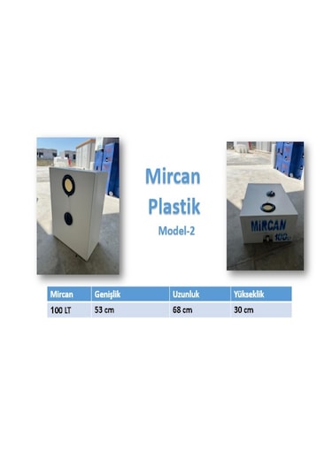 100 Lt Su Deposu Karavan Model 2