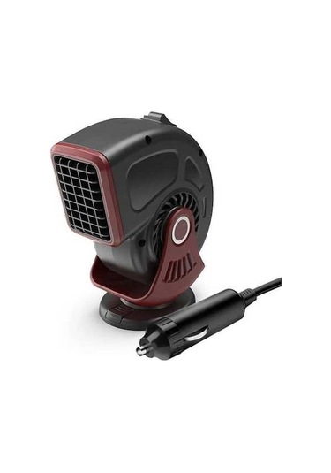 Dancemonkey 9769 12v Araç Isıtıcı Hafif Buz Çözme Ve Sis Giderme - Siyah/kırmızı