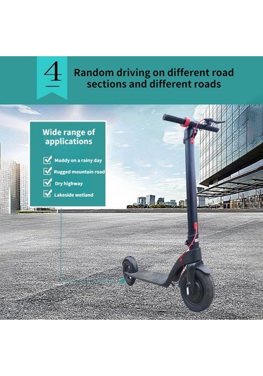 Xiaomi M365 / Pro / 1s / Pro 2 Elektrikli Scooter Amortisör Sönümleme Lastiği İçin 8.5inç Kauçuk Petek Lastik - Yeşil