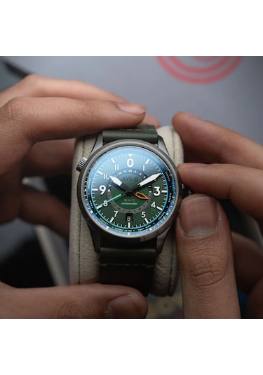 Avı-8 Flyboy Wingman Worldtimer Gmt Av-4120-05 Otomatik Erkek Kol Saati Gri