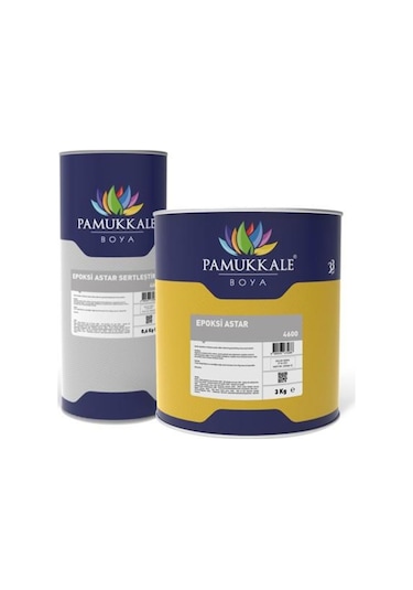 Pamukkale 4600 Epoksi Astar 3 Kg+0.60 Kg Gri Ral 7039