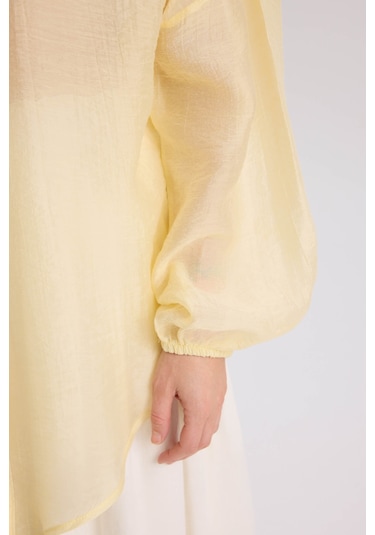 Mai Collection Mai Studios Co. Lyra Oversize Sarı Gömlek sarı