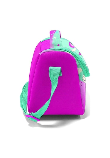 Coral High Kids Su Yeşili Pembe Kedi Desenli Thermo Beslenme Çantası 11707