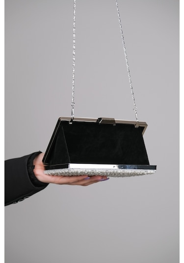 Luvishoes Osse Sedef İncili Kadın Abiye Çanta Çok Renkli