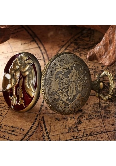 Kişiye Özel Marvel Spiderman Quartz Steampunk Vintage Köstekli Saat
