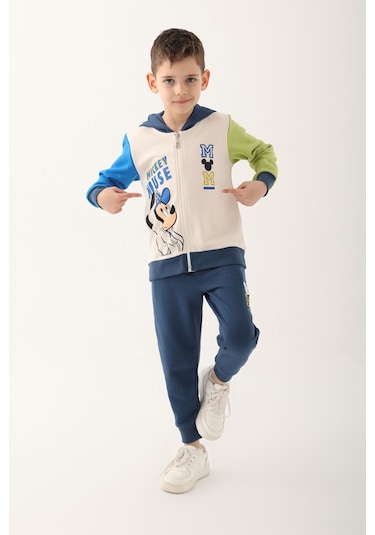 Mickey Mouse D4818-3 Çocuk  Vanilya Eşofman Takımı