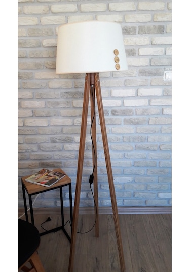 Lambada Düğme Aksesuarlı,3 Ayaklı Lambader,Aydınlatma,Abajur(232636805)