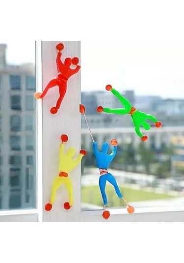 Cama Yapışan Örümcek Adam Oyuncak 5 Adet Birden