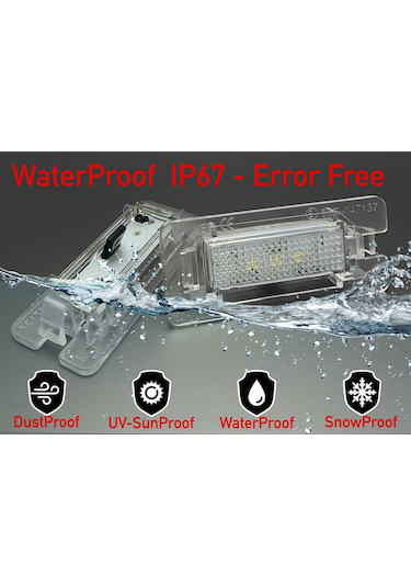 Audı A5 B8 8f 8t 2007-2017 Canbus Led Plaka Aydınlatma Ledi Lambası