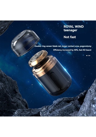 2'si 1 Arada Taşınabilir Elektrikli Tıraş Makinesi Burun Düzeltici Beyaz