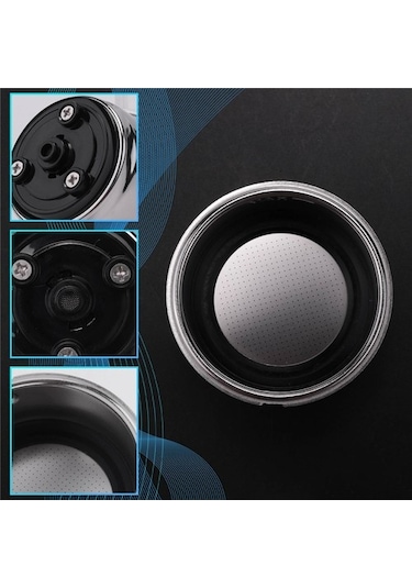 Metabagua Dostu Ayrılabilir Paslanmaz Çelik Kahve Filtresi Sepeti Süzgeç Ev Ofis Için Kahve Makinesi Aksesuarları Yw55sx Siyah