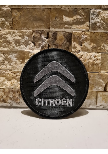 Çeyiz Citroen - Patch Peç Arma Nakış Işleme Dokuma Gri