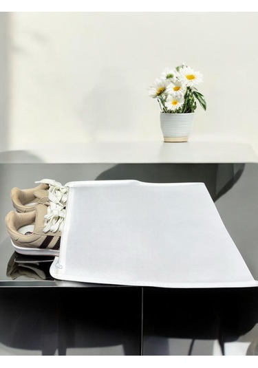 Balkan Room Beyaz Ayakkabı Saklama Çantası Seyahat Hurcu Beyaz