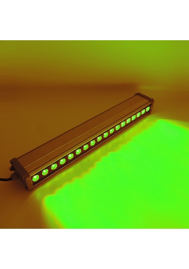 Led Aydınlatma Wall Washer Duvar Boyama 50 Cm 18w 6 Renk Kırmızı