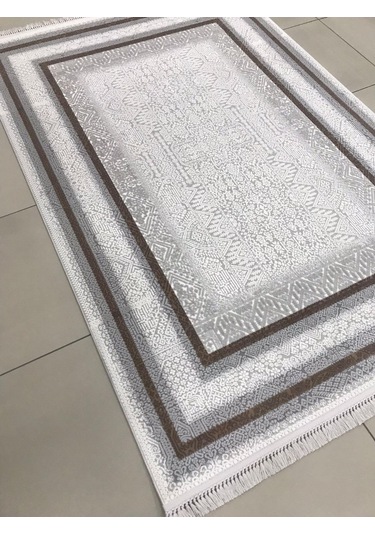 Padişah Halı Santo 77771 070 Serisi Akrilik Salon Oturma Yatak Odası Halısı Kahve