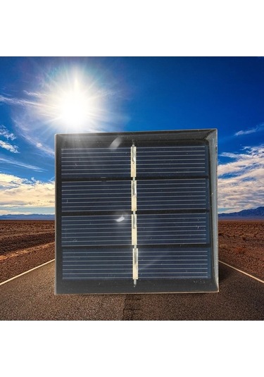 Pazly 0.45w 2v 225ma Polikristal Silikon Mini Güneş Paneli, Taşınabilir Şarj, Kamp, Bahçe Aydınlatması İçin Uygun