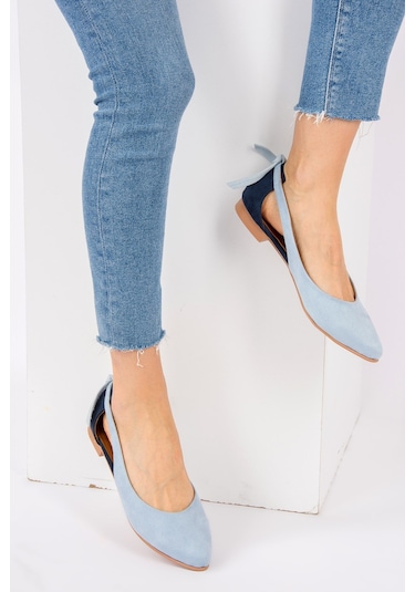 Fox Shoes Mavi/lacivert Kadın Babet H726324002 Mavi - Lacivert
