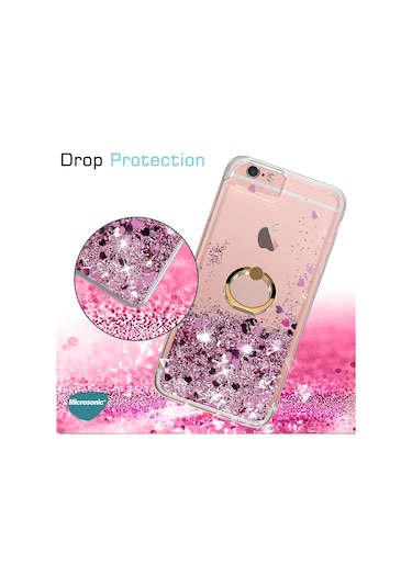 Microsonic Huawei Y6P Kılıf Glitter Liquid Holder