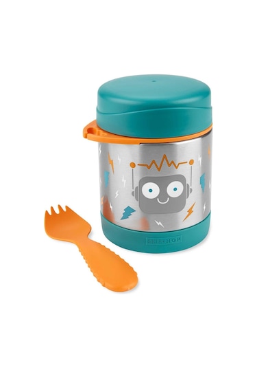 Skip Hop 9n780710 Spark Style Paslanmaz Çelik Termos Robot Mavi