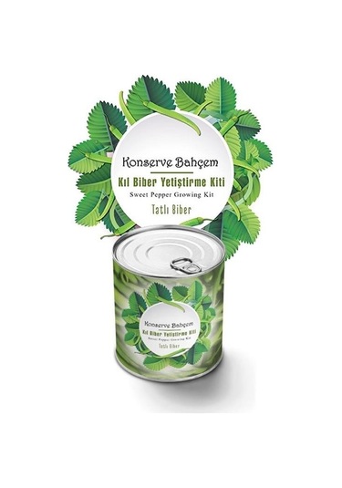 Buffer Konserve Bahçem Evde Konservede Tatlı Sivri Biber Yetiştirme Kiti Mavi