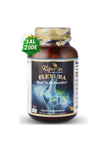 Kiperin Flexura Eklem Glukozamin, Msm, Kondroitin, Akgünlük, Sam-e, Hyaluronik Asit 60 Kapsül