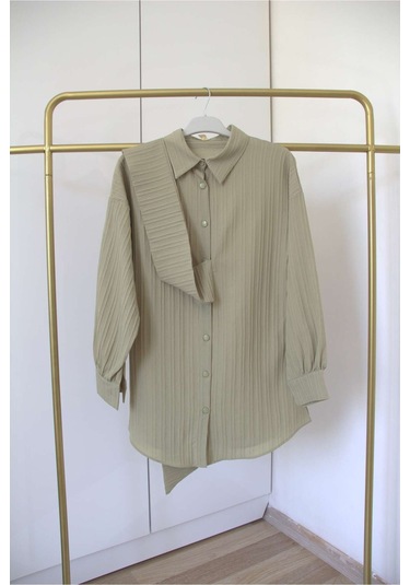 Bağlamalı Gömlek Yeşil