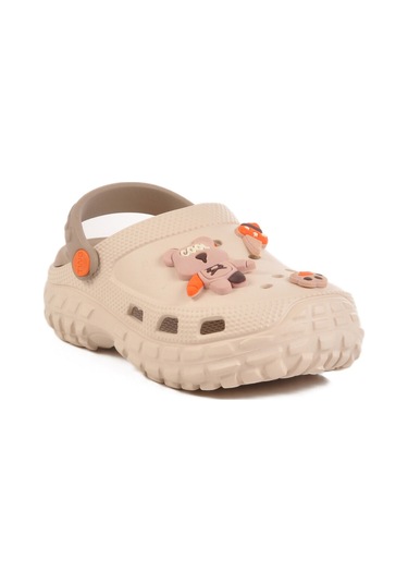 Ekru Eva Hafif Kız Çocuk Sabo Terlik 960 P-f Bej