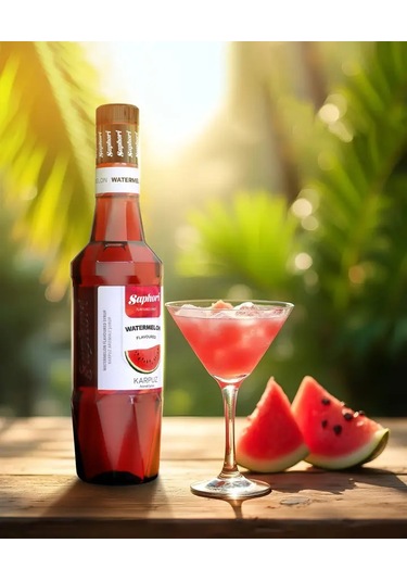 Saphori Karpuz Aromalı Kokteyl Şurubu Karpuz Şurubu 700 Ml