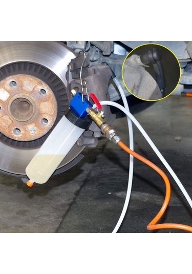 Tongxida Araba / Kamyon / Motosiklet Fren Sıvısı Pnömatik Vakumlu Hava Alma Alet Kiti