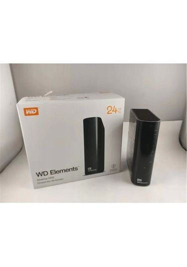 Wd 24tb Elements 3.5" Wdbwlg0240hbk-eesn Siyah Harici Disk