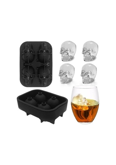 Kuru Kafa Şekilli Silikon Buz Kalıbı Açık Mavi