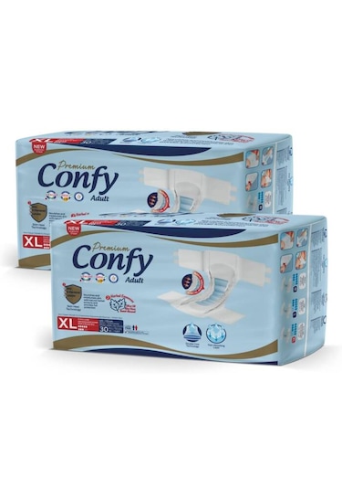 Confy Adult Yetişkin Bezi Extralarge 30 Adet X 2 Paket