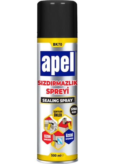 Apel Su Sızdırmazlık Su İzolasyon Spreyi Siyah 500 Ml